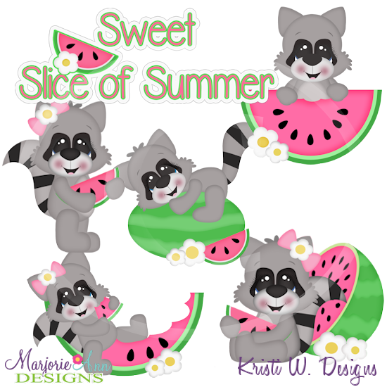 Sweet Slice Of Summer Exclusive SVG Cutting Files + Clipart - Click Image to Close